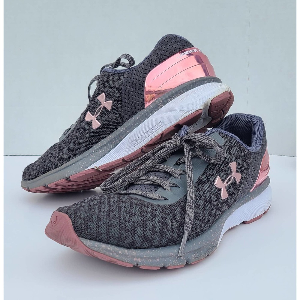 Under Armour Charged Escape 2 Gray and Rose Gold Women's 7